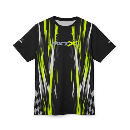 SeaDoo RXT-X Racing Graphic Tee — Manta Green & Black All-Over Print