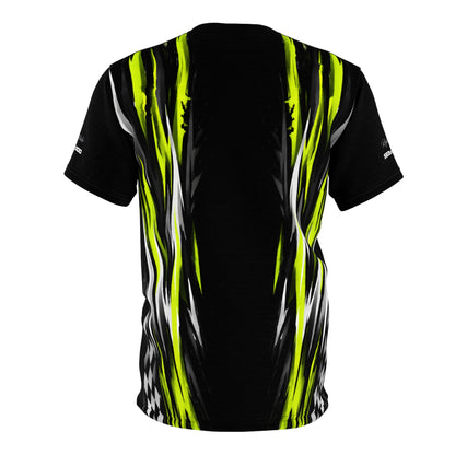 SeaDoo X-Team Racing Graphic Tee — Manta Green & Black All-Over Print