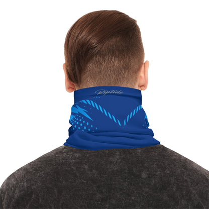 SeaDoo GTX Racing Neck Gaiter —  Gulfstream Blue &  Blue Abyss Midweight Face Shield Mask
