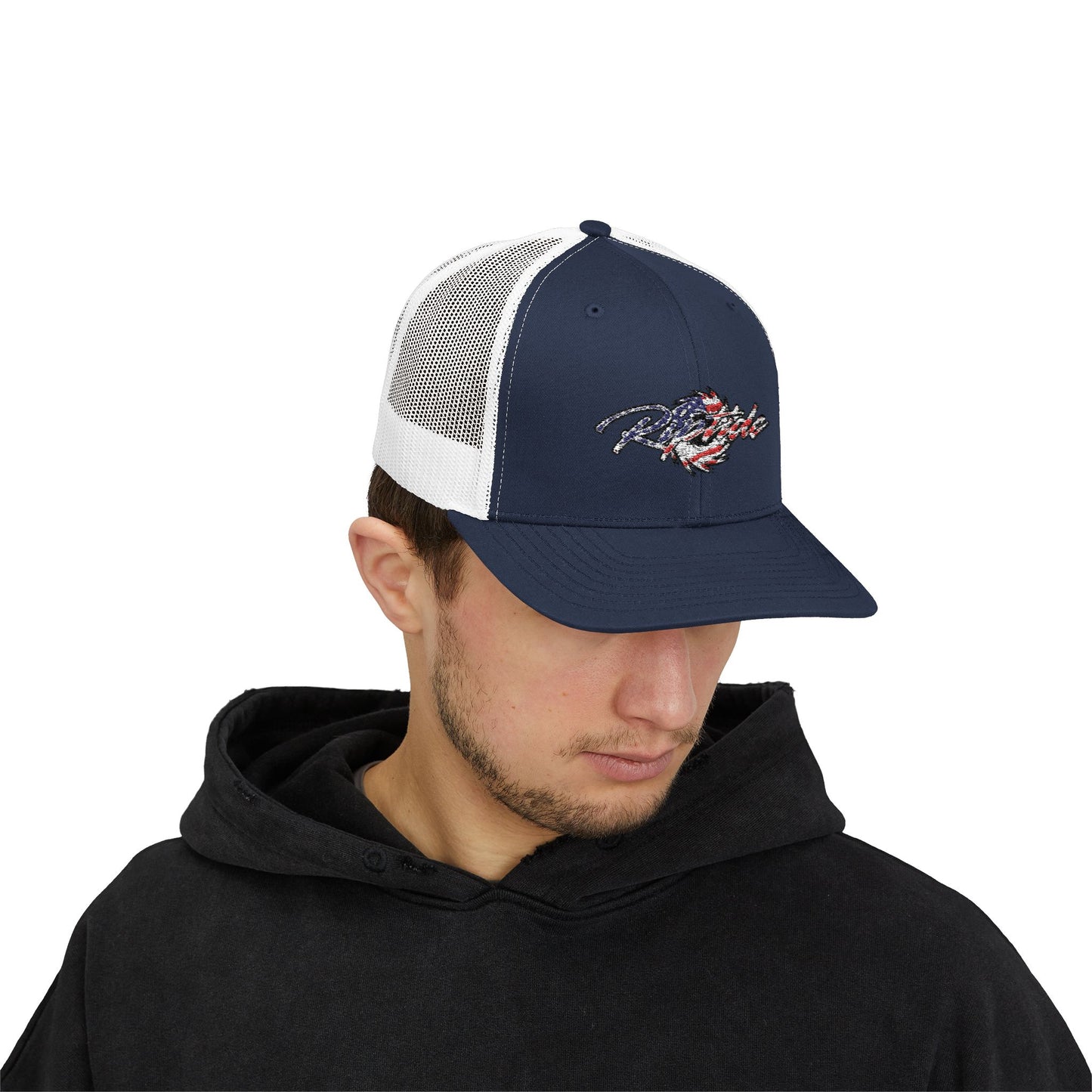 Riptide USA 250 Trucker Cap - American Flag Snapback Hat