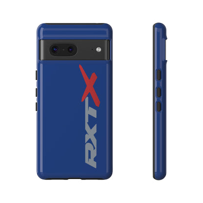 RXTX Tough Phone Case Protective Cover - iPhone Samsung Google Pixel Dark Blue
