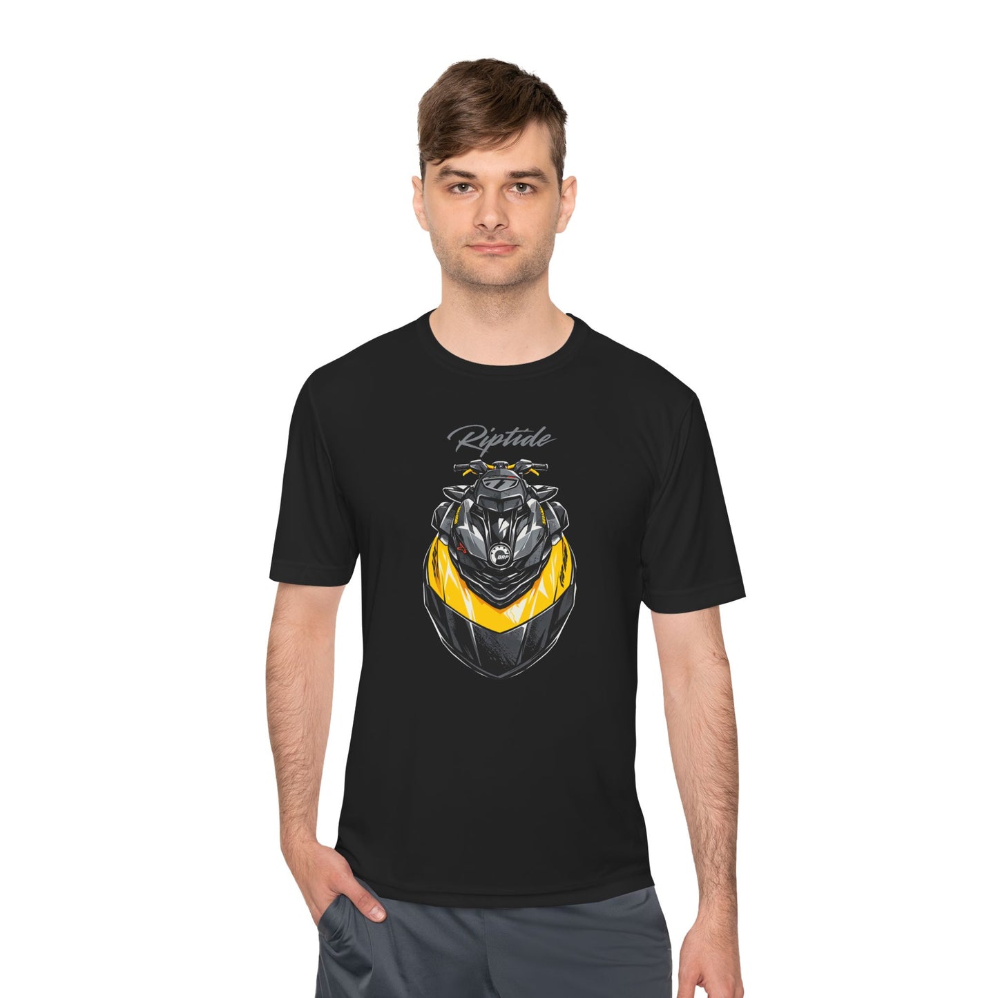 Riptide RXPX Millenium Yellow  Graphic Tee — Moisture-Wicking Performance Shirt