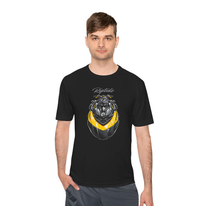 Riptide RXPX Millenium Yellow  Graphic Tee — Moisture-Wicking Performance Shirt