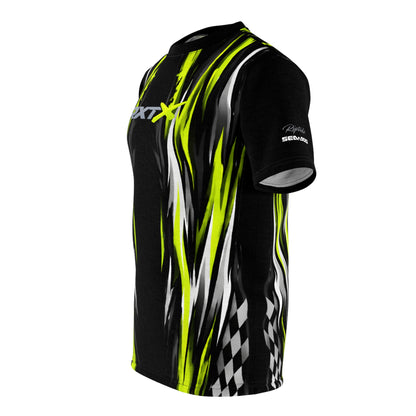 SeaDoo RXT-X Racing Graphic Tee — Manta Green & Black All-Over Print