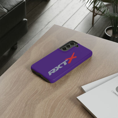 RXTX Tough Phone Case Protective Cover - iPhone Samsung Google Pixel Purple