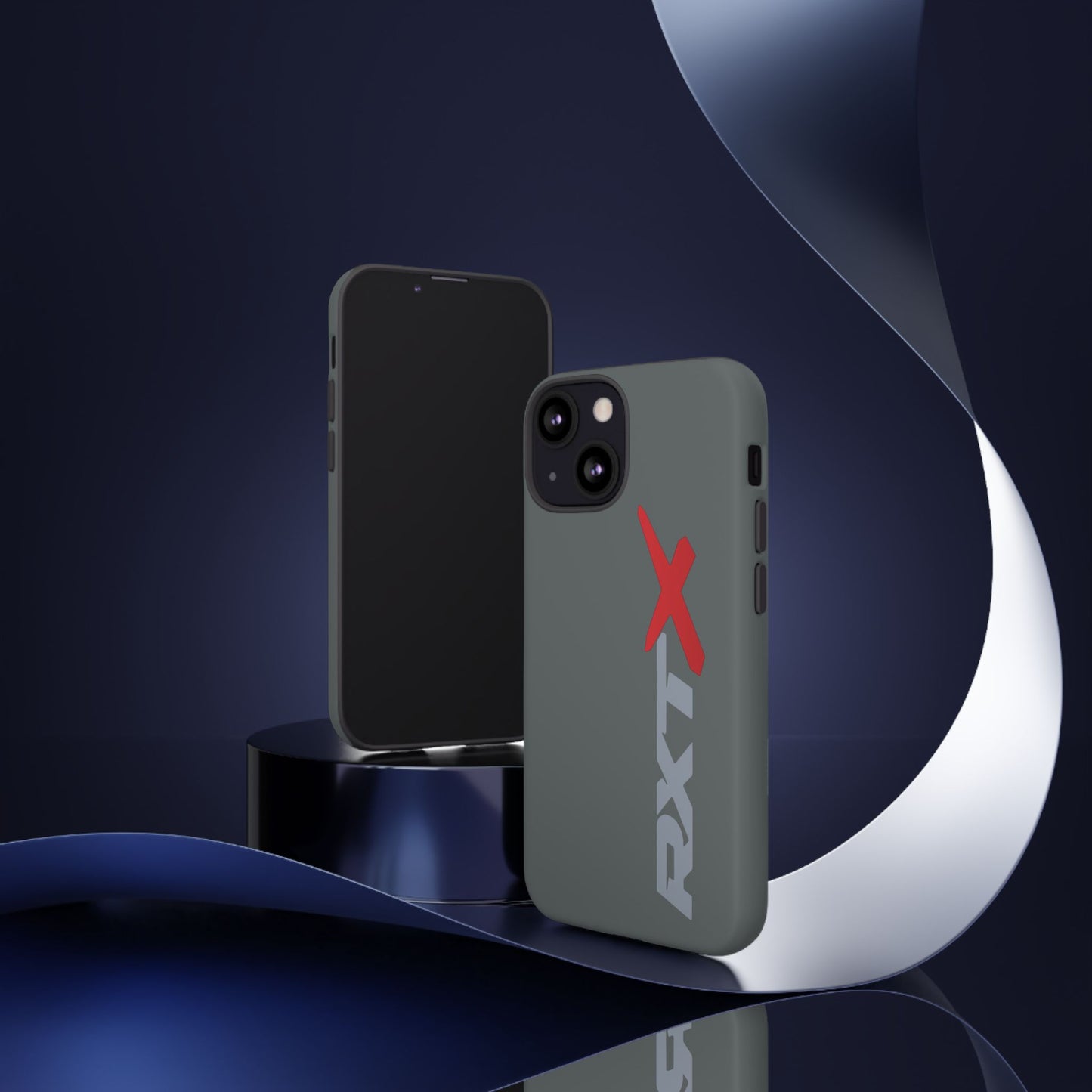 RXTX Tough Phone Case Protective Cover - iPhone Samsung Google Pixel -Dark Grey