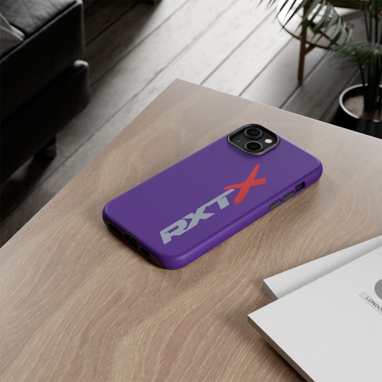 RXTX Tough Phone Case Protective Cover - iPhone Samsung Google Pixel Purple