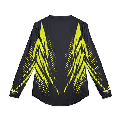 Men's SeaDoo RXTX X-Team Performance UPF Protection UV Long Sleeve Shirt — Manta Green