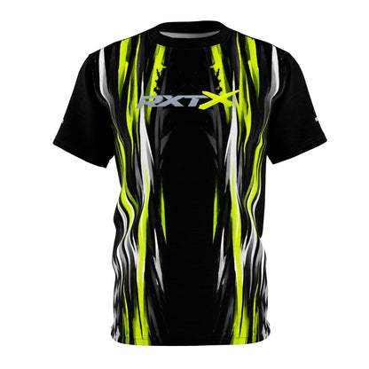 SeaDoo RXT-X Racing Graphic Tee — Manta Green & Black All-Over Print