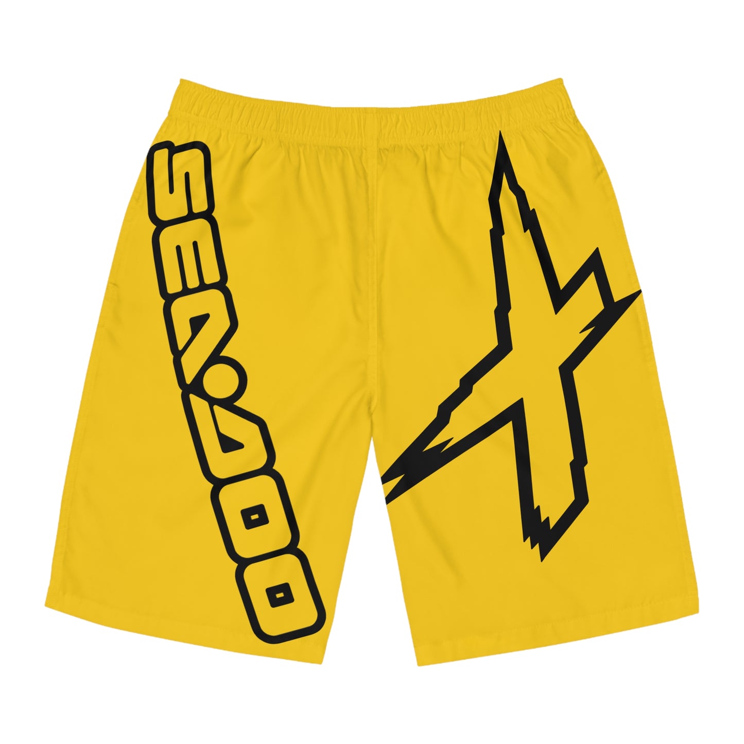 Men's X-Team Performance Board Shorts Loud— Beach Swim Trunks Millenium Yellow