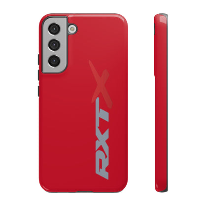 RXTX Tough Phone Case Protective Cover - iPhone Samsung Google Pixel Red