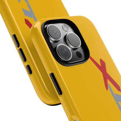 RXTX Tough Phone Case Protective Cover - iPhone Samsung Google Pixel Millenium Yellow