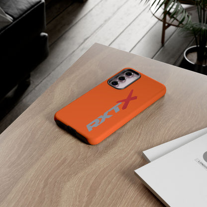 RXTX Tough Phone Case Protective Cover - iPhone Samsung Google Pixel Orange