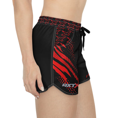SeaDoo RXTX X-Team Women's Athletic Shorts — Dynamic Stripe Swim Shorts Red
