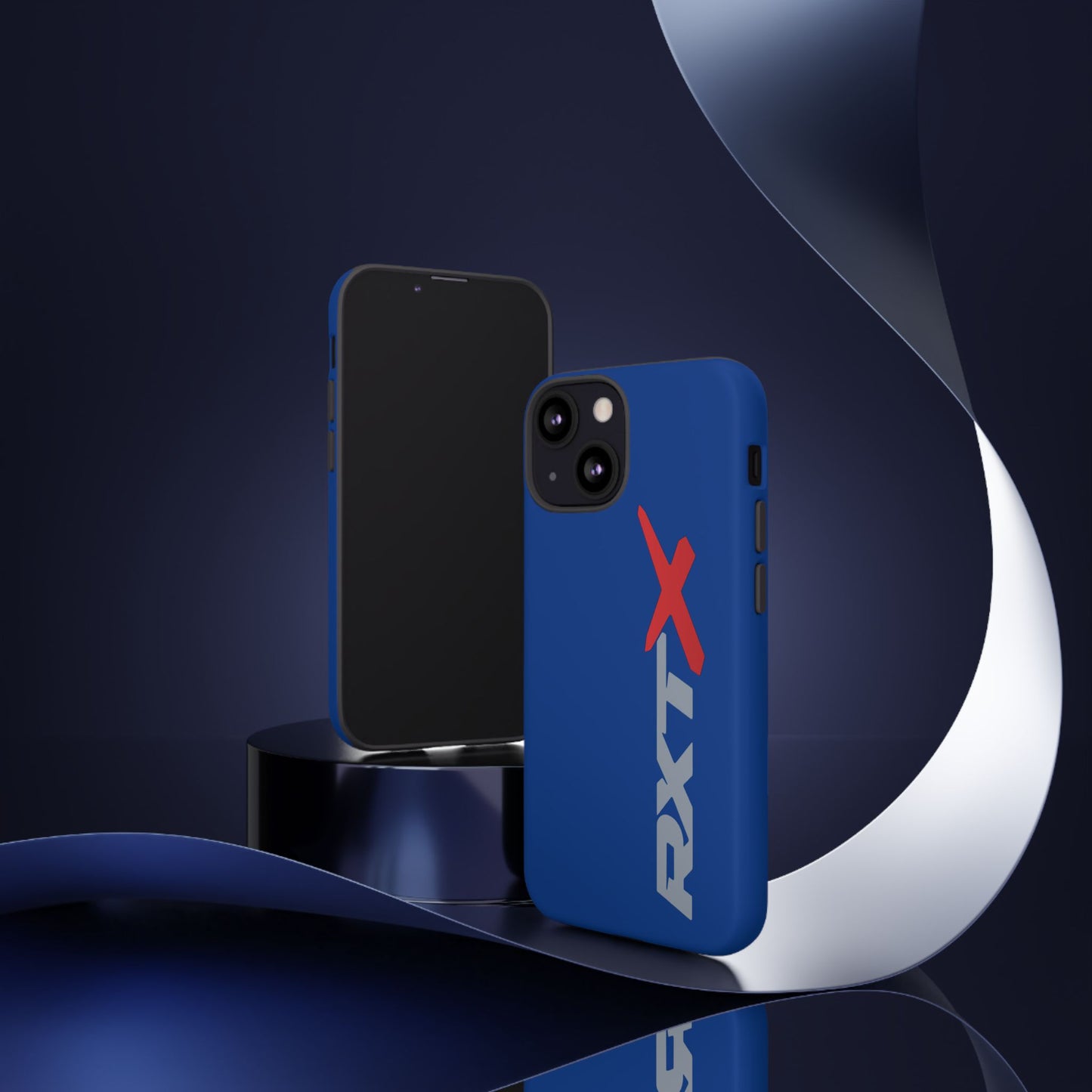 RXTX Tough Phone Case Protective Cover - iPhone Samsung Google Pixel Dark Blue