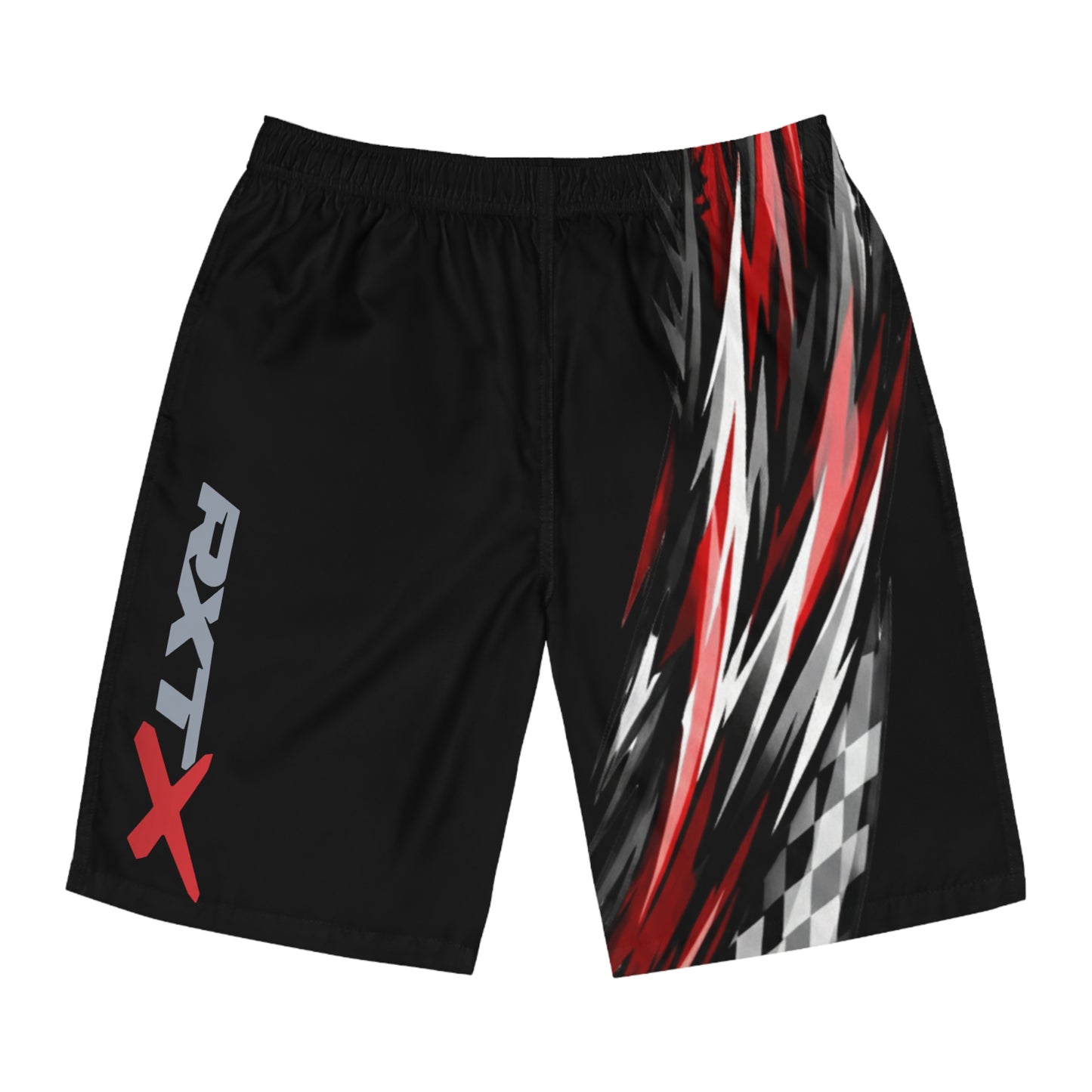 Men's RXTX Performance Racing Splash Board Shorts — Quick-Dry Surf & Swim Trunks Candy Apple Red