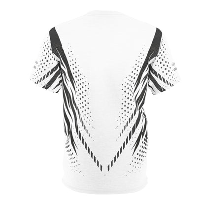 SeaDoo GTX X-Team Cyber Racing Dri Fit Tee — Grey & White All-Over Print