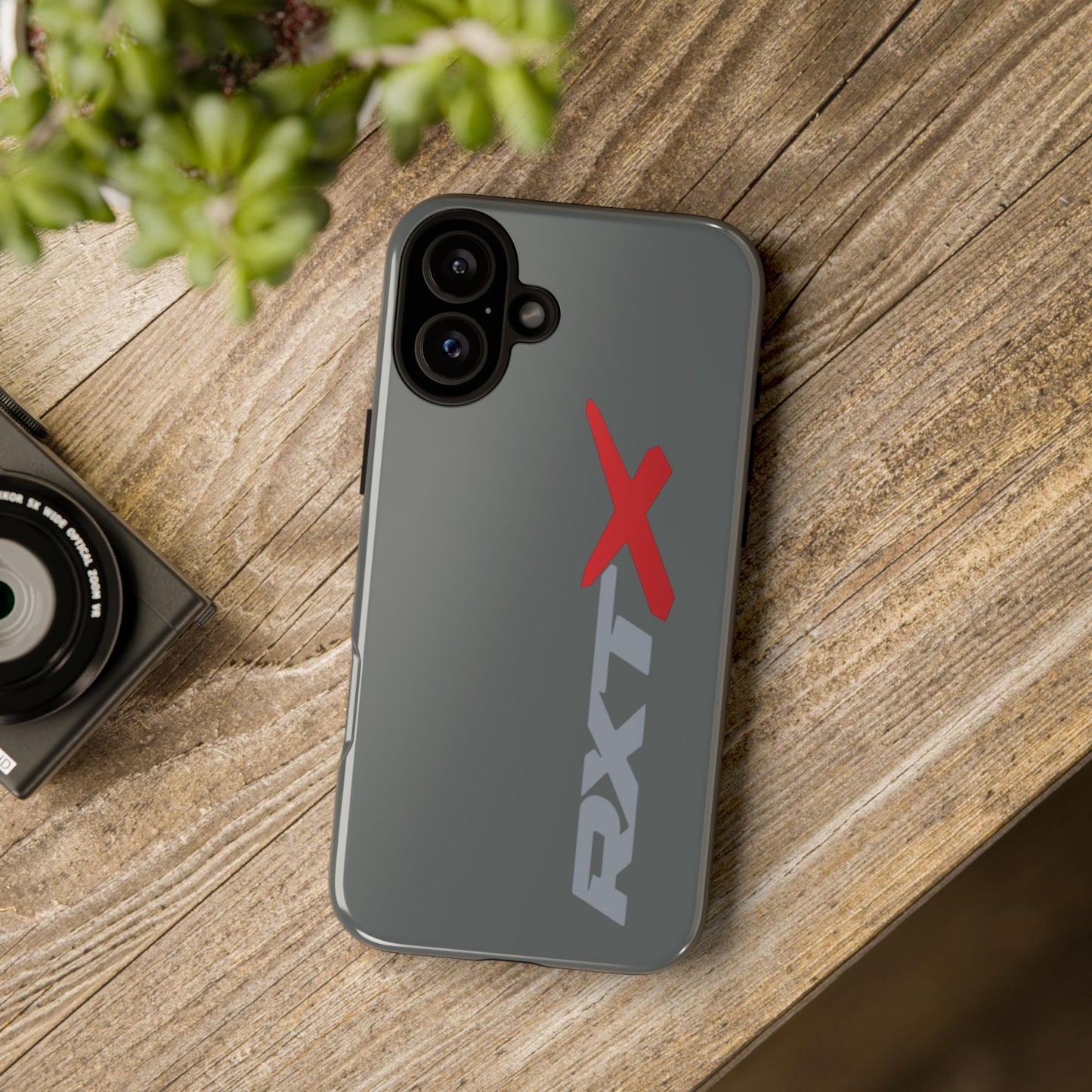 RXTX Tough Phone Case Protective Cover - iPhone Samsung Google Pixel -Dark Grey