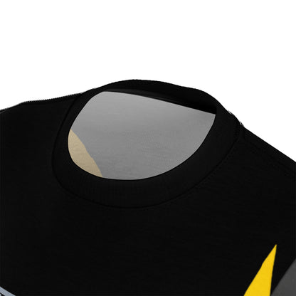 SeaDoo RXPX X-Team Cyber Racing Dri Fit Tee — Millenium Yellow Grey & Black All-Over Print