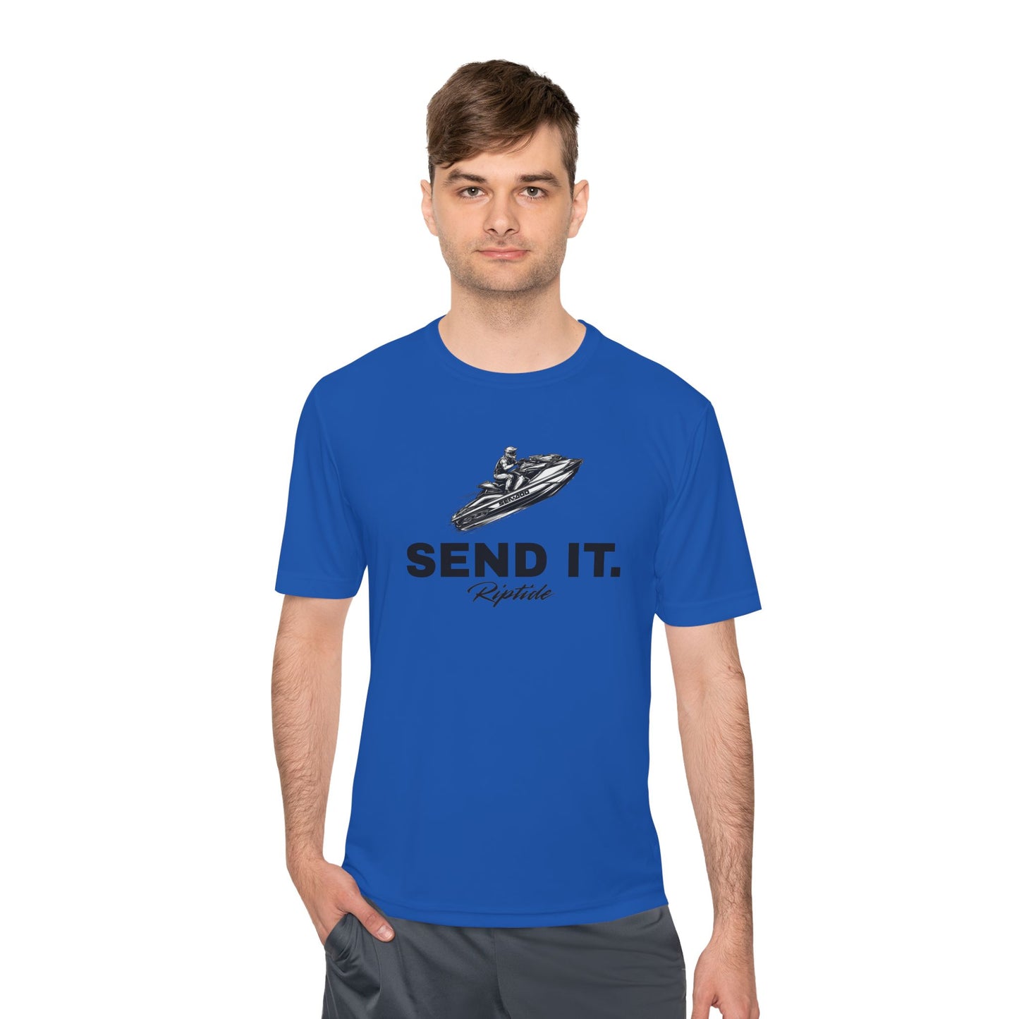 Riptide Send It Performance Dri Fit Tee — Moisture‑Wicking Athletic Shirt