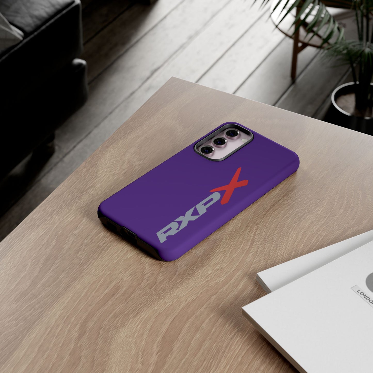 RXPX Tough Phone Case Protective Cover - iPhone Samsung Google Pixel - Purple