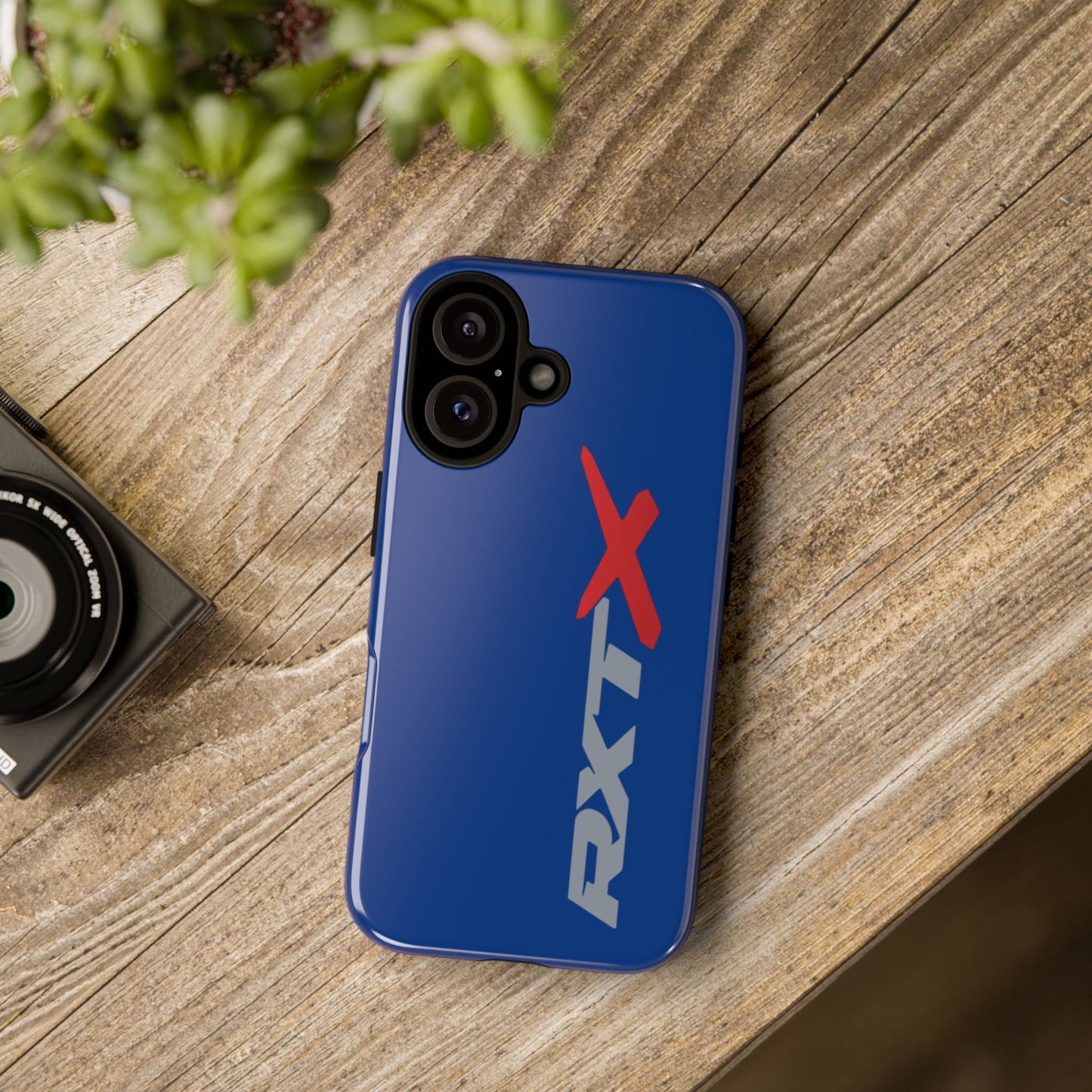 RXTX Tough Phone Case Protective Cover - iPhone Samsung Google Pixel Dark Blue
