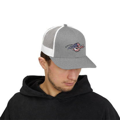 Riptide USA 250 Trucker Cap - American Flag Snapback Hat