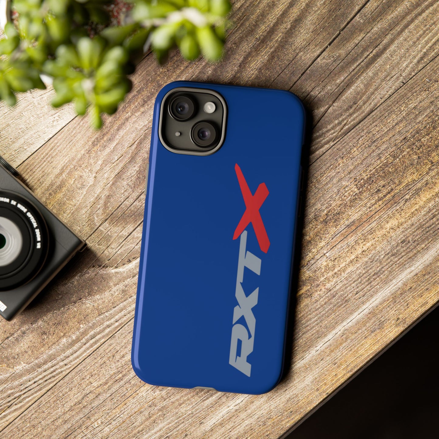 RXTX Tough Phone Case Protective Cover - iPhone Samsung Google Pixel Dark Blue