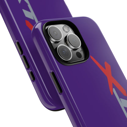 RXTX Tough Phone Case Protective Cover - iPhone Samsung Google Pixel Purple