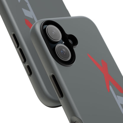 RXTX Tough Phone Case Protective Cover - iPhone Samsung Google Pixel -Dark Grey