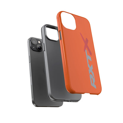 RXTX Tough Phone Case Protective Cover - iPhone Samsung Google Pixel Orange