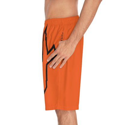 Men's X-Team Performance Board Shorts Loud— Beach Swim Trunks Orange