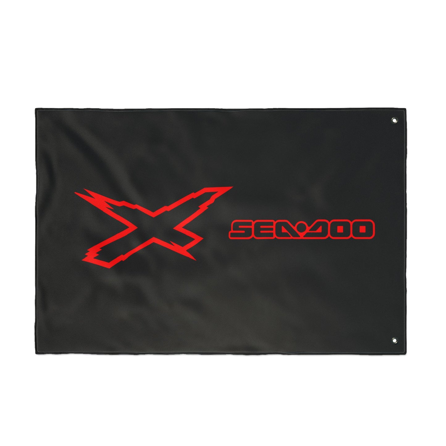 Sea‑Doo X-Team Performance Flag — Double‑Sided Red Watersports Banner