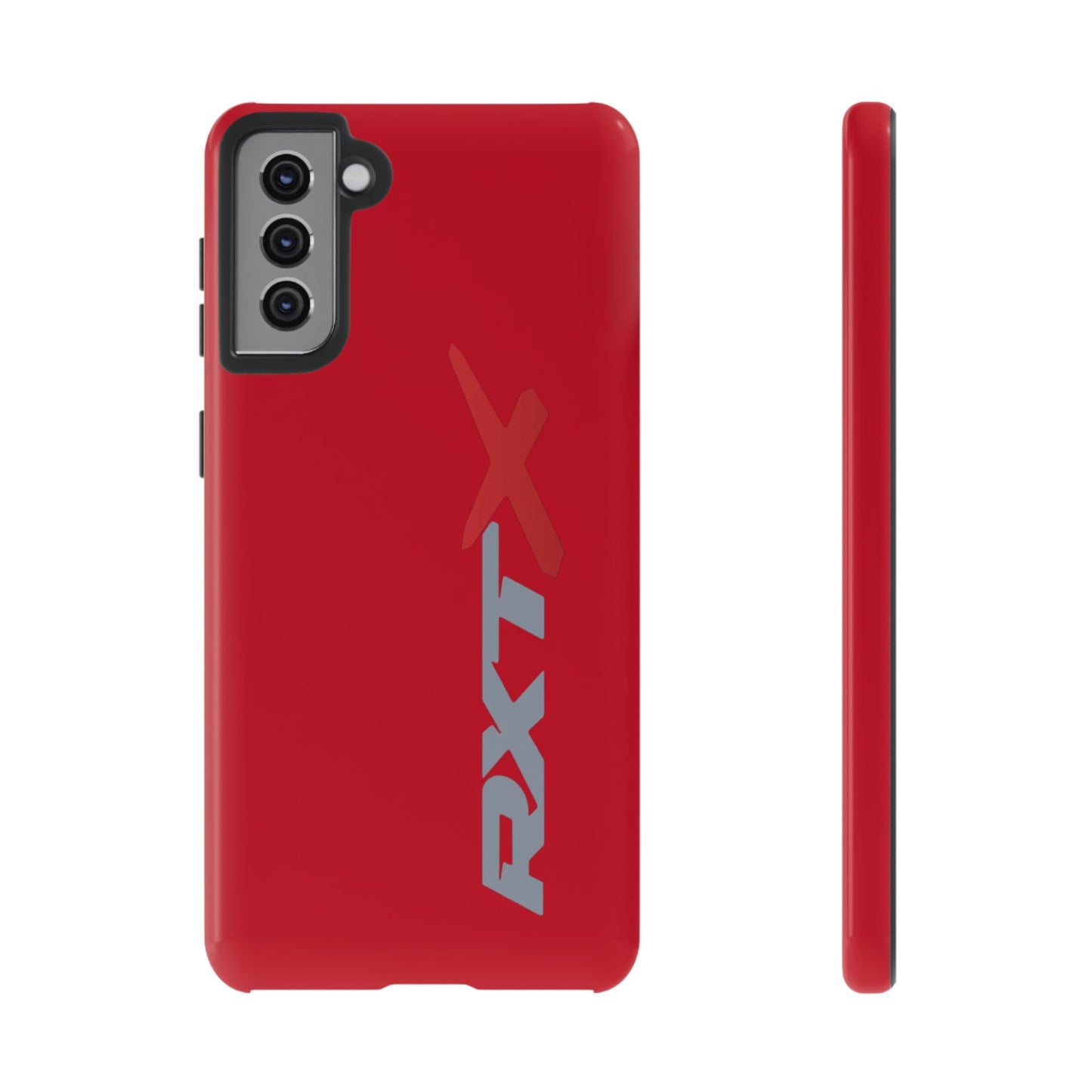 RXTX Tough Phone Case Protective Cover - iPhone Samsung Google Pixel Red
