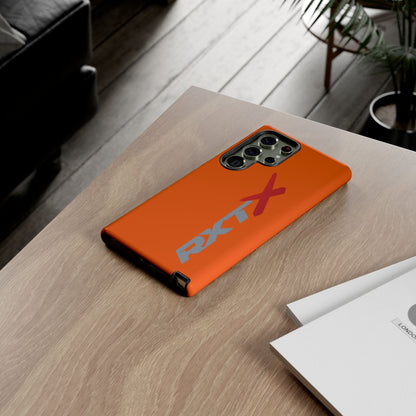 RXTX Tough Phone Case Protective Cover - iPhone Samsung Google Pixel Orange