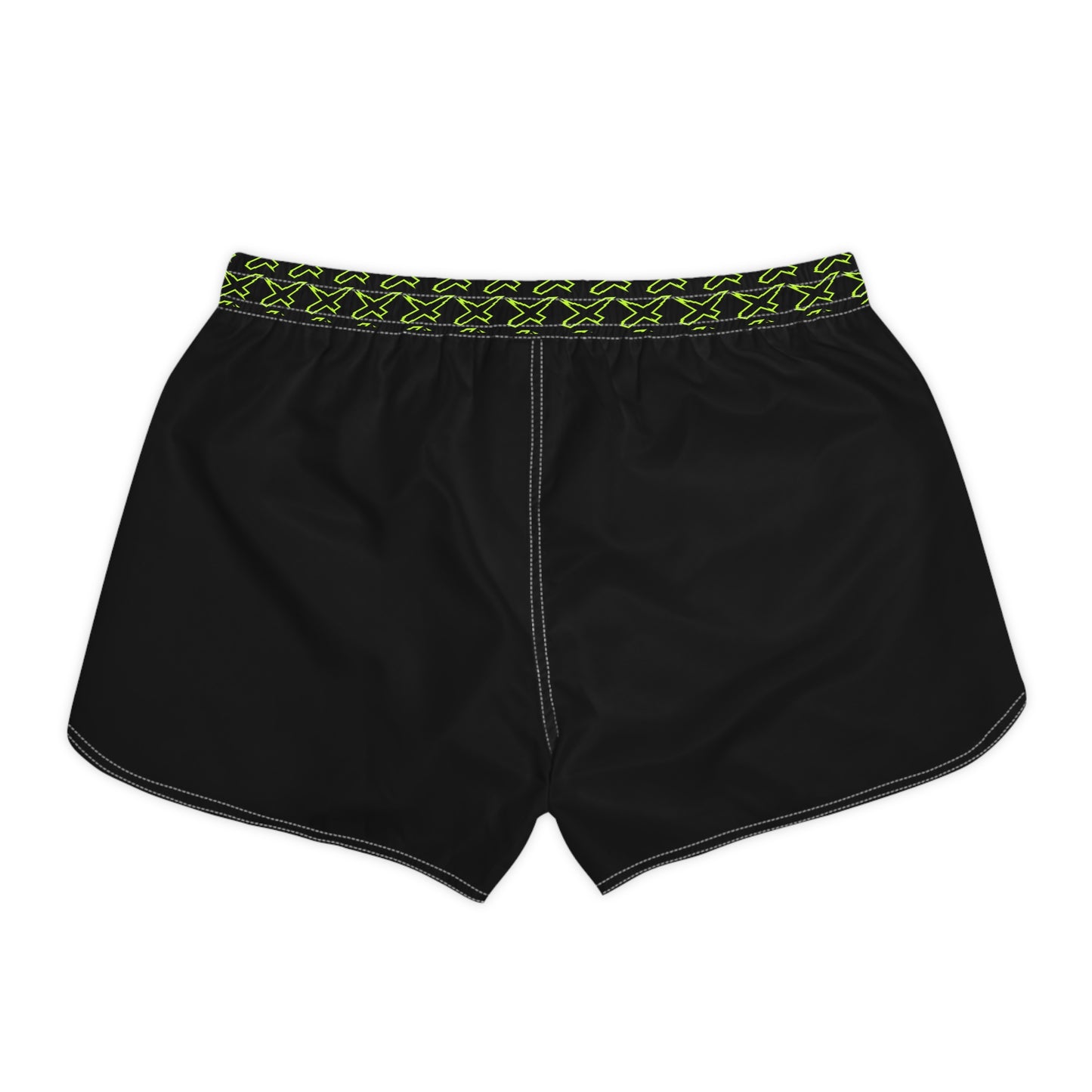 SeaDoo RXPX X-Team Women's Athletic Shorts — Dynamic Stripe Swim Shorts Manta Green
