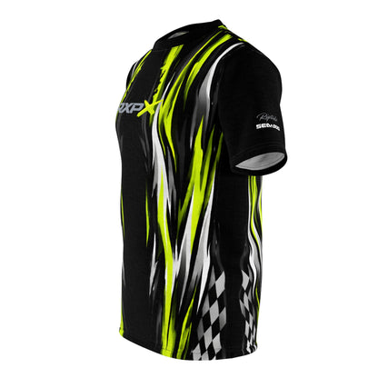 SeaDoo RXP-X Racing Graphic Tee — Manta Green & Black All-Over Print