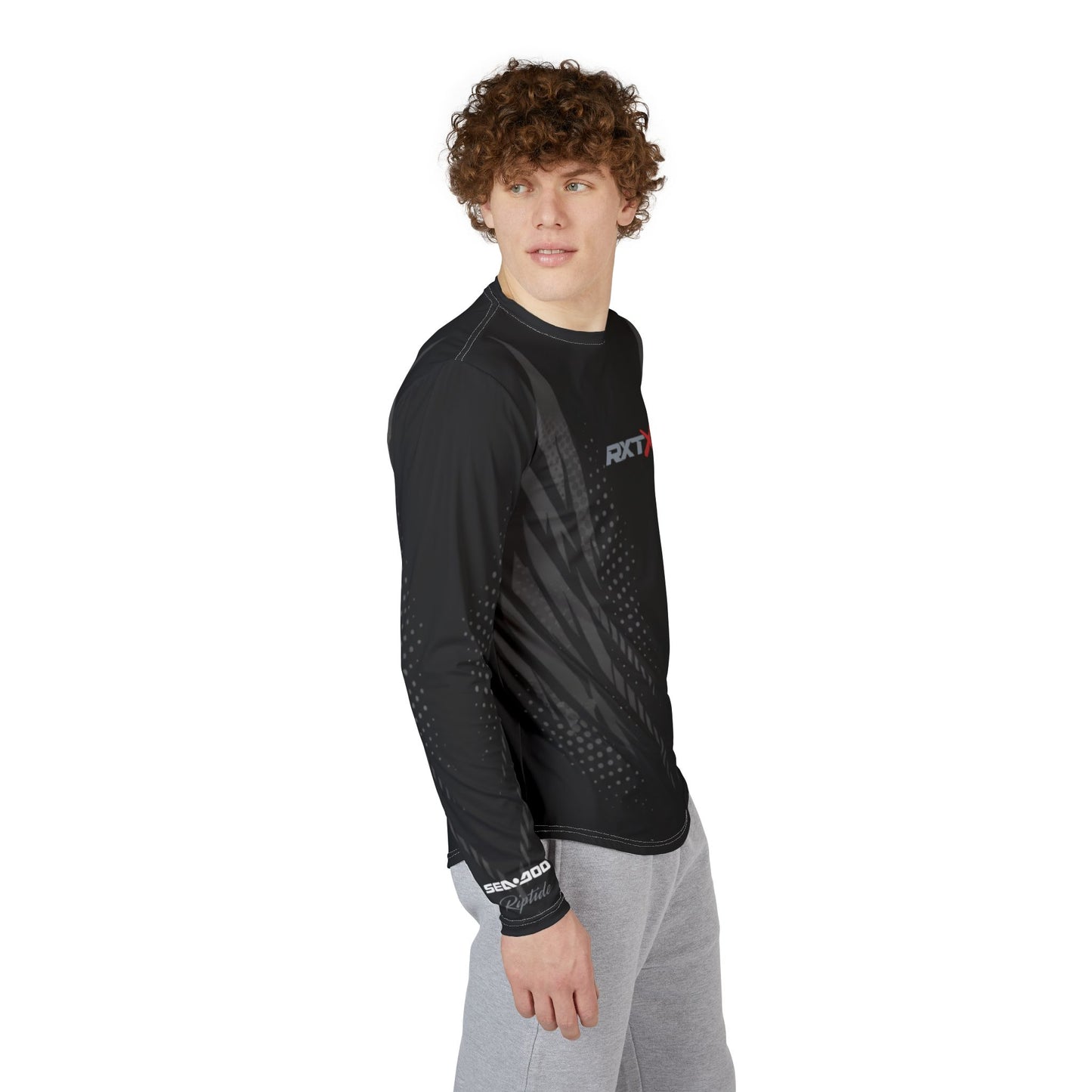 Men's SeaDoo RXTX X-Team Performance UPF Protection UV Long Sleeve Shirt — Grey