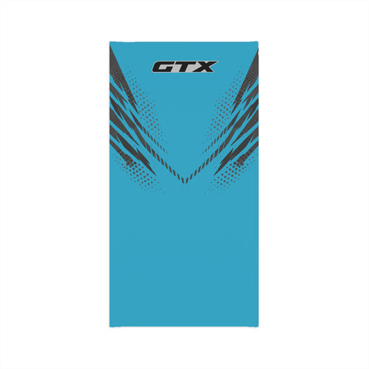 SeaDoo GTX Racing Neck Gaiter — Grey & Teal Midweight Face Shield Mask