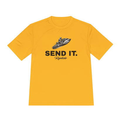 Riptide Send It Performance Dri Fit Tee — Moisture‑Wicking Athletic Shirt