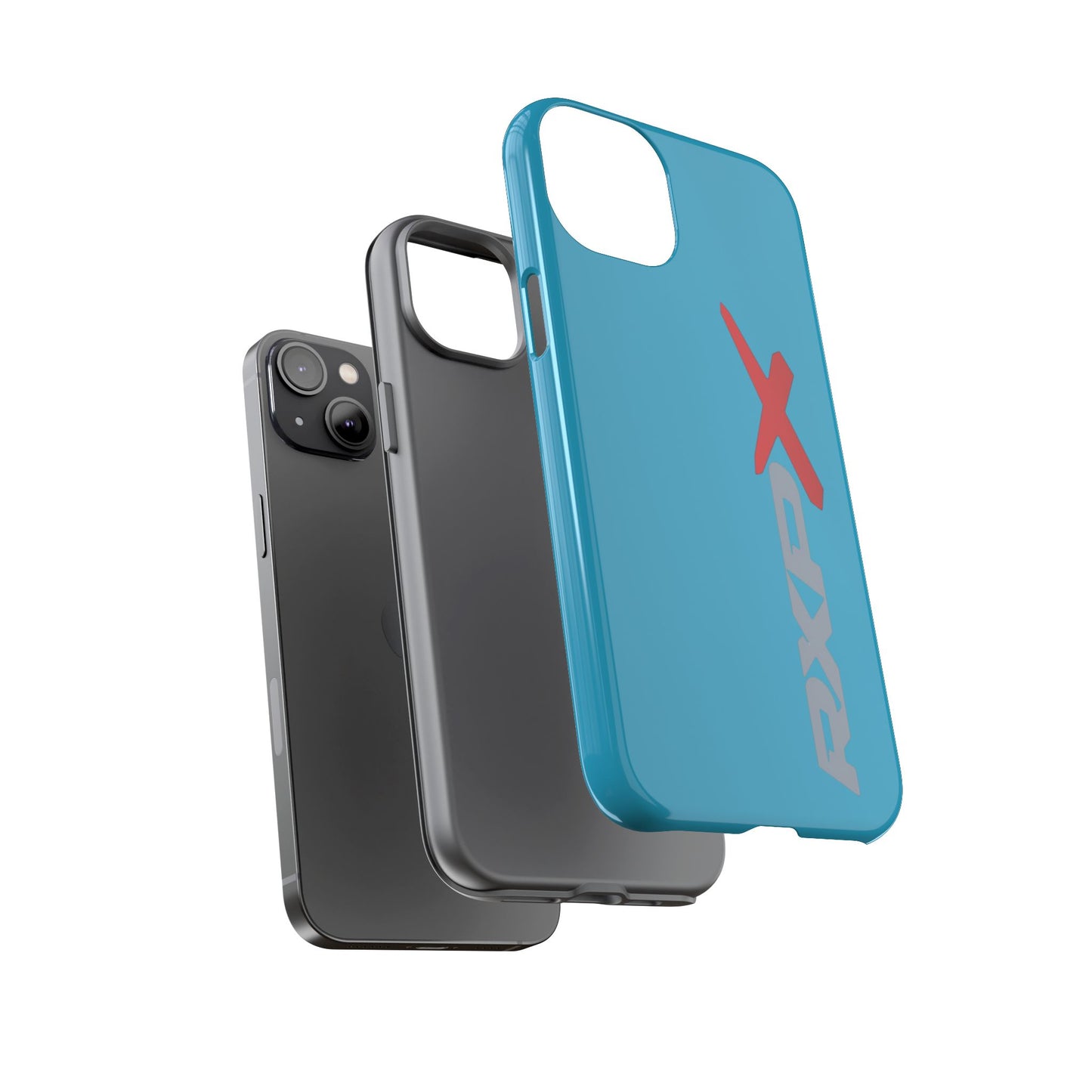 RXPX Tough Phone Case — iPhone Samsung Google Pixel Protective Cover Turquoise