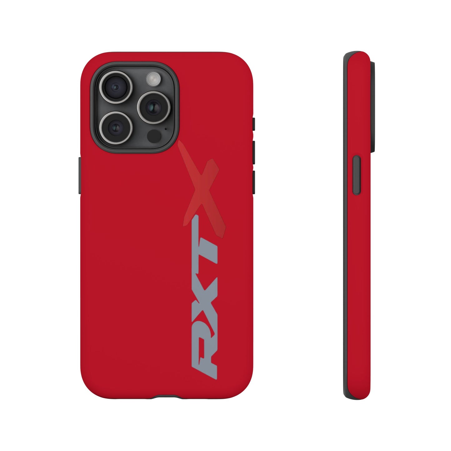 RXTX Tough Phone Case Protective Cover - iPhone Samsung Google Pixel Red