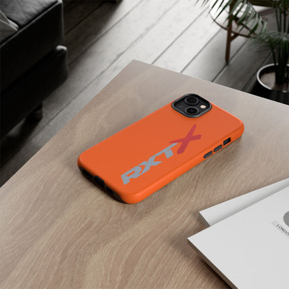 RXTX Tough Phone Case Protective Cover - iPhone Samsung Google Pixel Orange