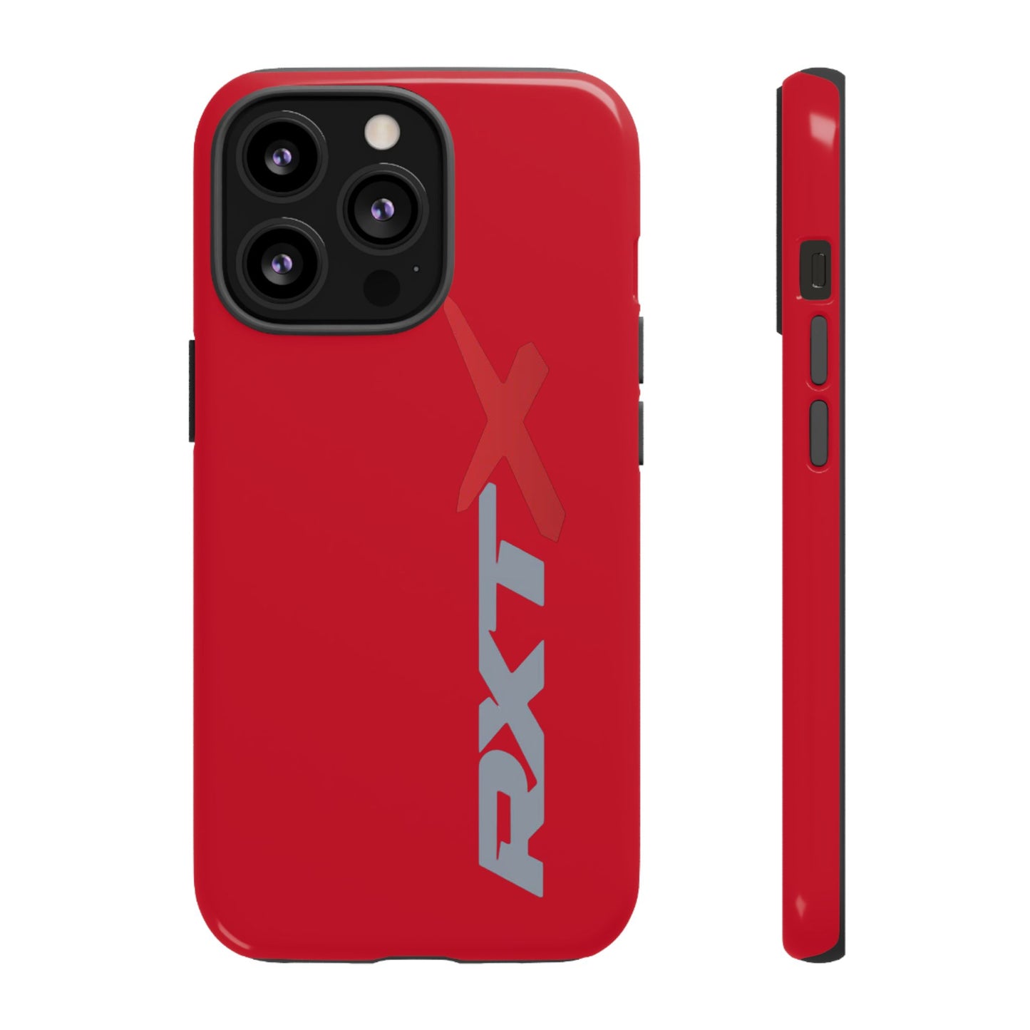 RXTX Tough Phone Case Protective Cover - iPhone Samsung Google Pixel Red