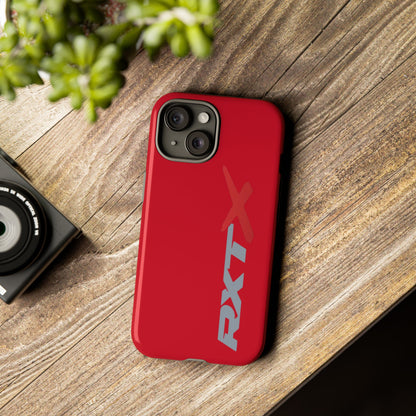 RXTX Tough Phone Case Protective Cover - iPhone Samsung Google Pixel Red
