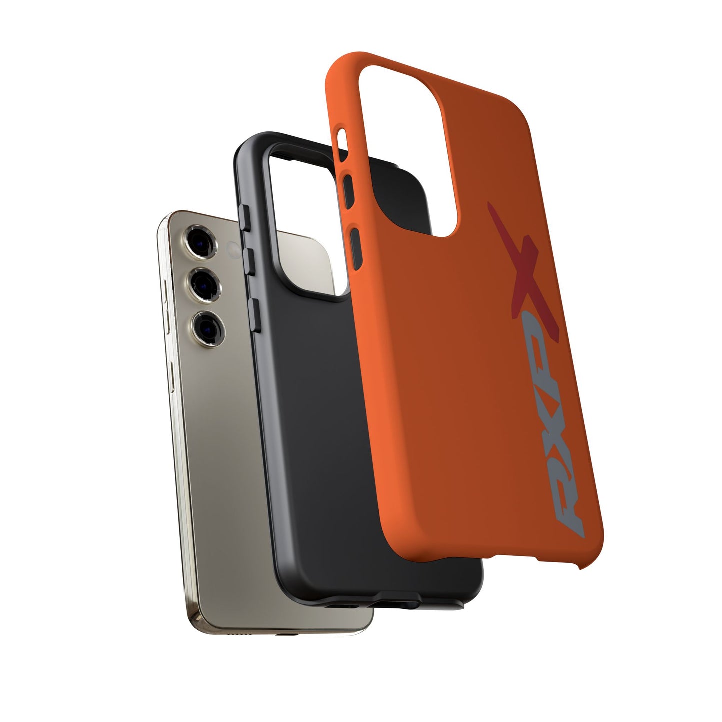RXPX Tough Phone Case Protective Cover - iPhone Samsung Google Pixel - Orange