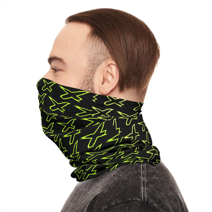 X-Team Performance UPF Pattern Neck Gaiter Face Mask Cover Manta Green/Black