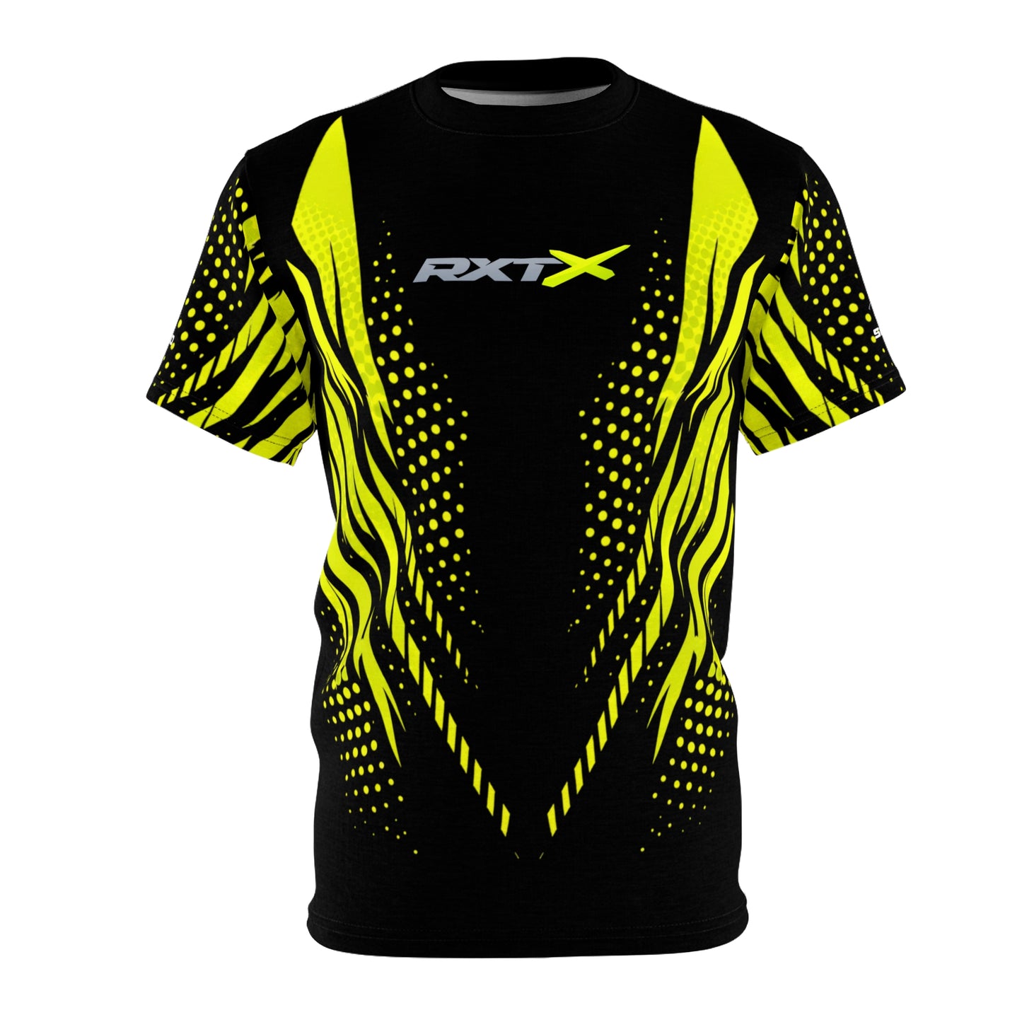 SeaDoo RXTX X-Team Cyber Racing Dri Fit Tee — Manta Green & Black All-Over Print