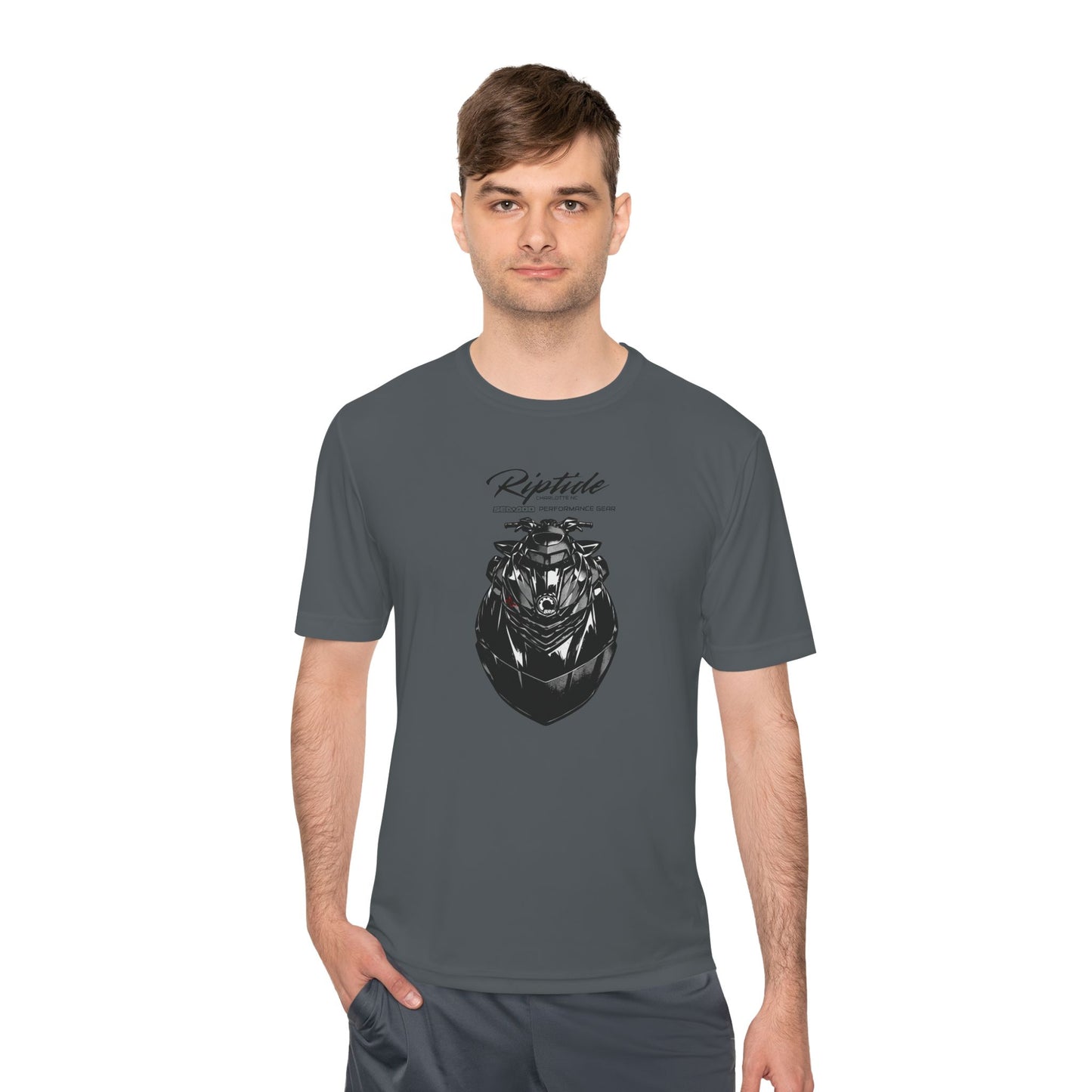 Riptide RXPX Black Out Graphic Tee — Moisture-Wicking Performance Shirt