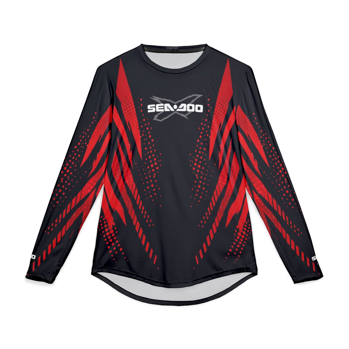 Men's SeaDoo X-Team Performance UPF Protection UV Long Sleeve Shirt — Red